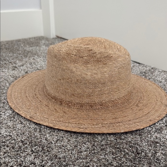WORN ONCE LACK OF COLOR PALMA FEDORA HAT - Picture 1 of 5